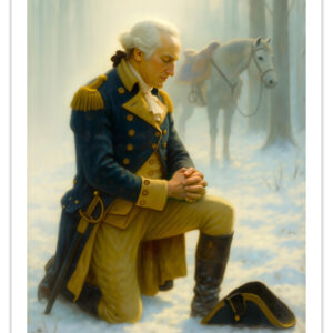 Fine Art Paper Prints - The Prayer at Valley Forge
