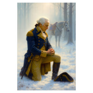 24"x36" Unframed Giclée Canvas Print - The Prayer at Valley Forge